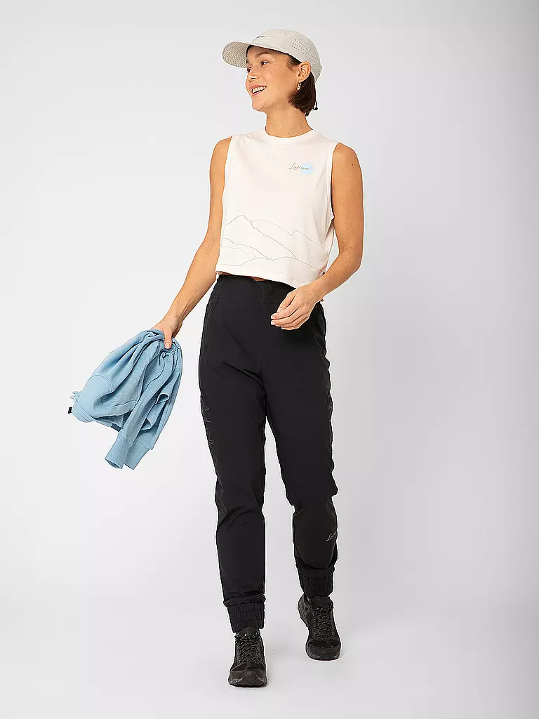 LAMUNT | Camiseta de tirantes funcional Betty Iconic para mujer | Blanco