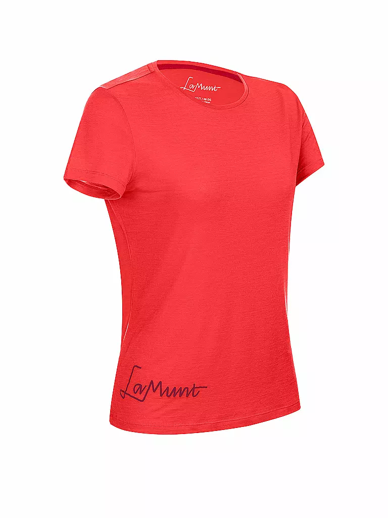LAMUNT | Camiseta funcional de mujer Alexandra Logo | Rojo