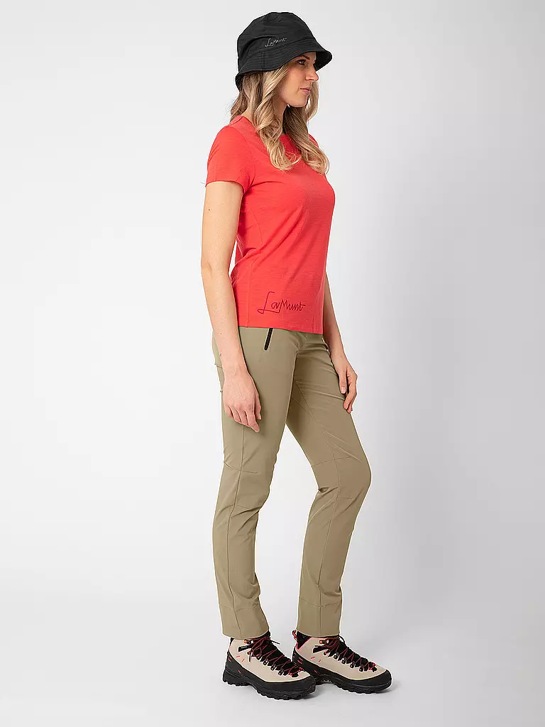 LAMUNT | Camiseta funcional de mujer Alexandra Logo | Rojo