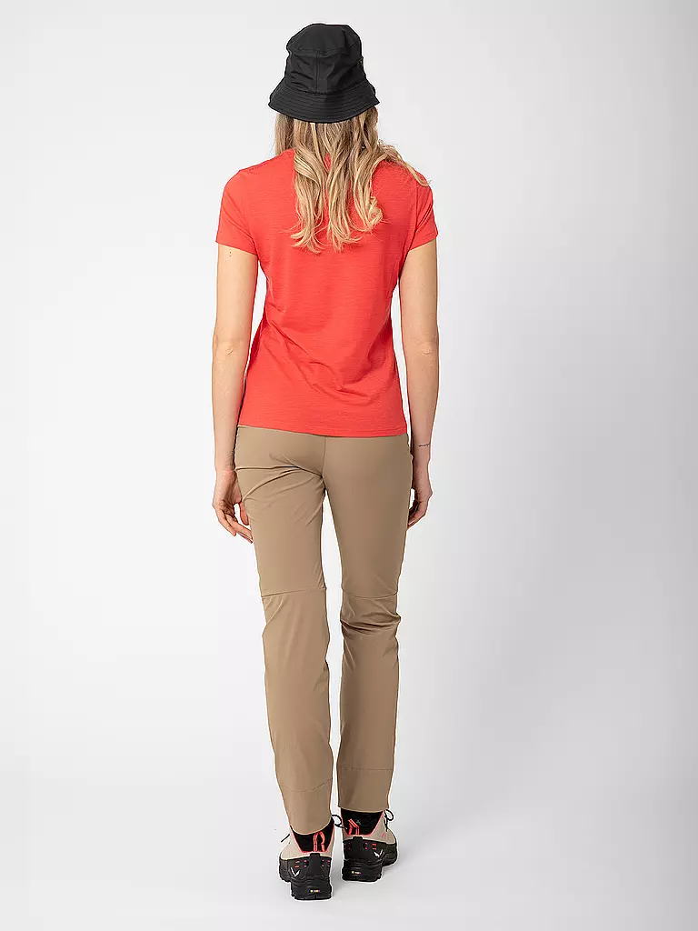 LAMUNT | Camiseta funcional de mujer Alexandra Logo | Rojo