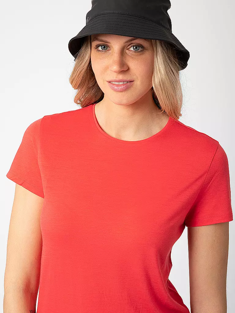 LAMUNT | Camiseta funcional de mujer Alexandra Logo | Rojo
