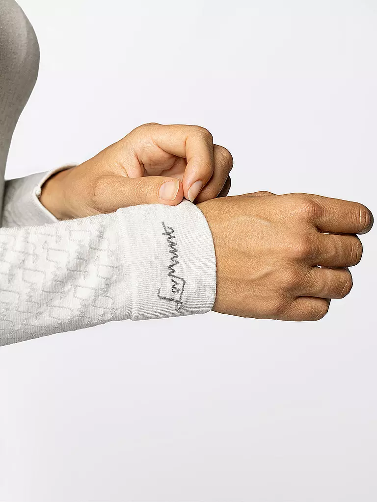 LAMUNT | Camiseta funcional de mujer Alice Cashmere | Blanco