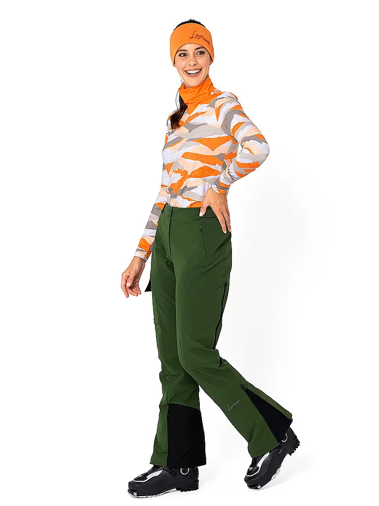 LAMUNT | Camiseta funcional de mujer Ivana Tech Arty | Naranja