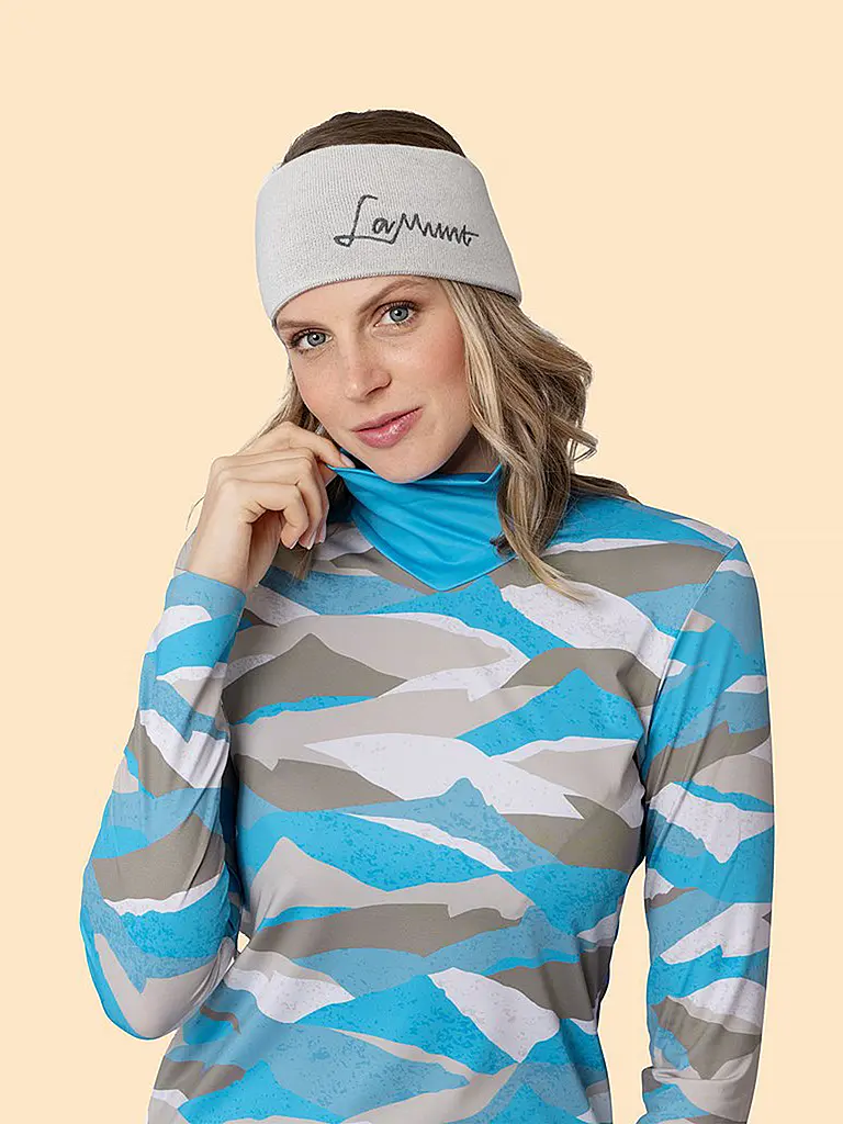 LAMUNT | Camiseta funcional de mujer Ivana Tech Arty | Azul