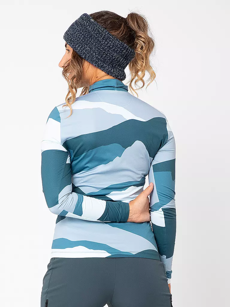 LAMUNT | Camiseta funcional de mujer Ivana Tech Arty | Azul