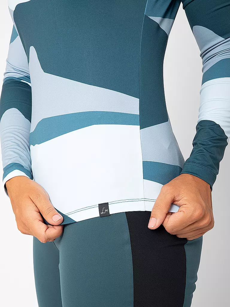 LAMUNT | Camiseta funcional de mujer Ivana Tech Arty | Azul