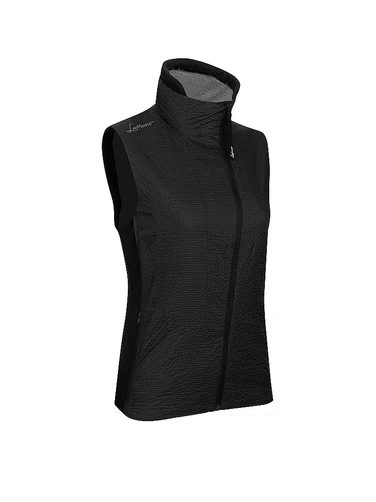LAMUNT | Chaleco de mujer ALESSIA POLARTEC® ALPHA® WIND | Negro