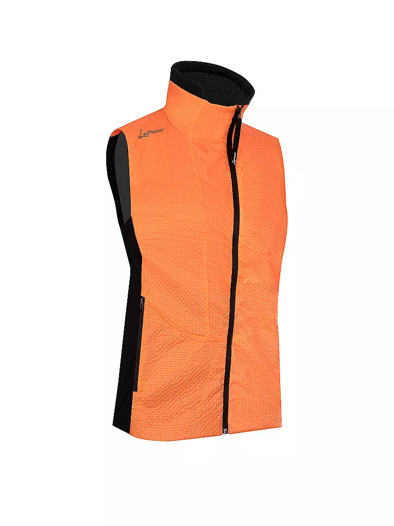 LAMUNT | Chaleco de mujer ALESSIA POLARTEC® ALPHA® WIND | Naranja