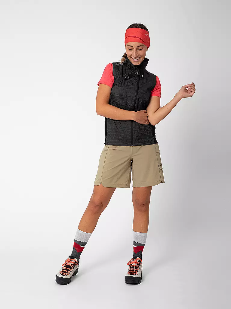 LAMUNT | Chaleco de mujer ALESSIA POLARTEC® ALPHA® WIND | Negro