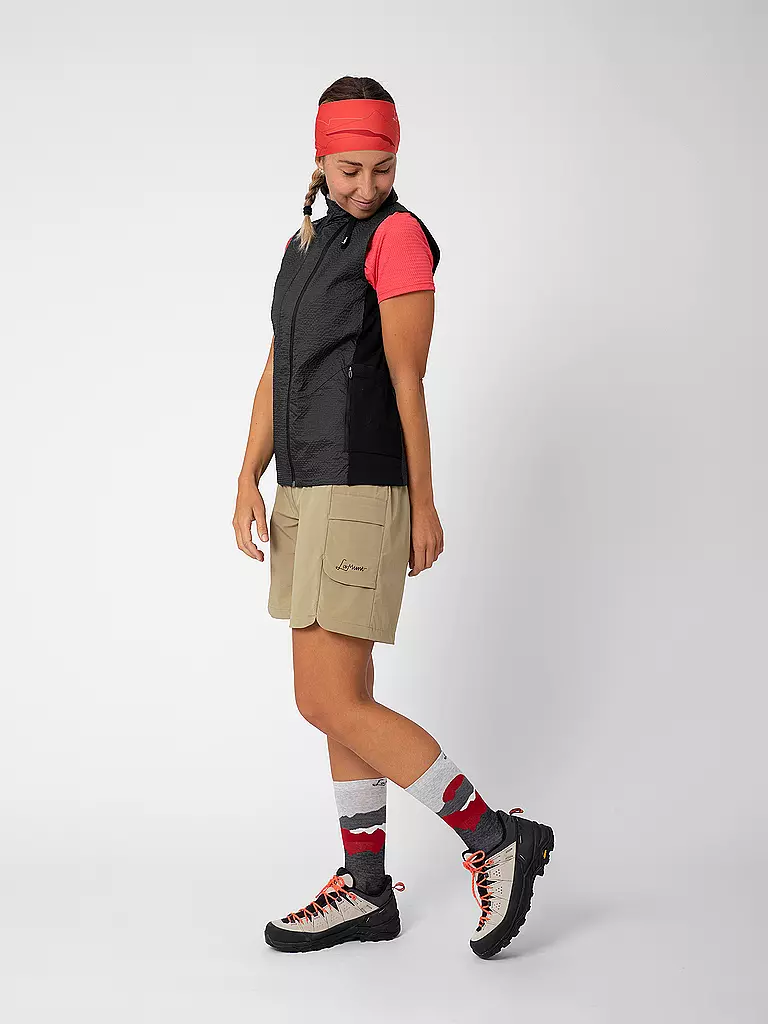 LAMUNT | Chaleco de mujer ALESSIA POLARTEC® ALPHA® WIND | Negro