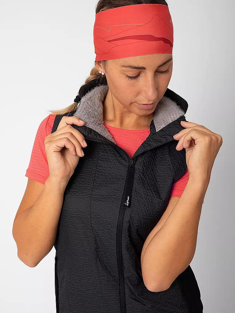 LAMUNT | Chaleco de mujer ALESSIA POLARTEC® ALPHA® WIND | Negro