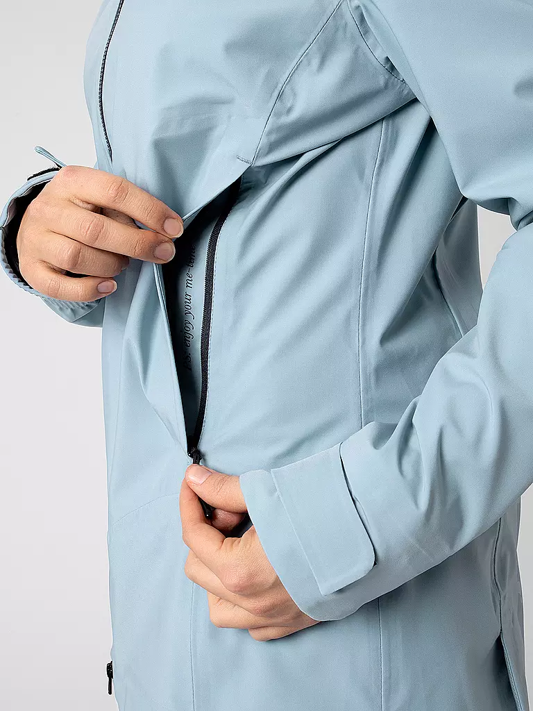 LAMUNT | Chaqueta de touring para mujer Giada 3L con capucha impermeable |
