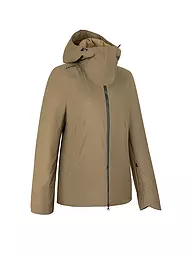 LAMUNT | Chaqueta de touring para mujer Tiziana 2L WP Remoca con capucha | Marrón claro