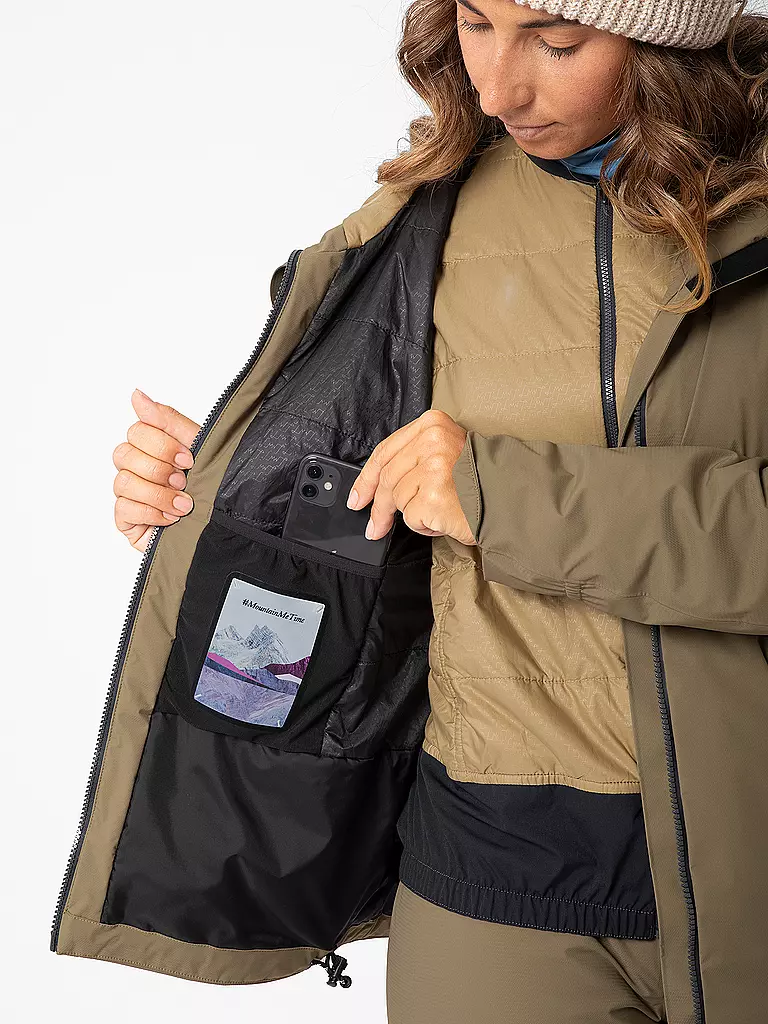 LAMUNT | Chaqueta de touring para mujer Tiziana 2L WP Remoca con capucha |