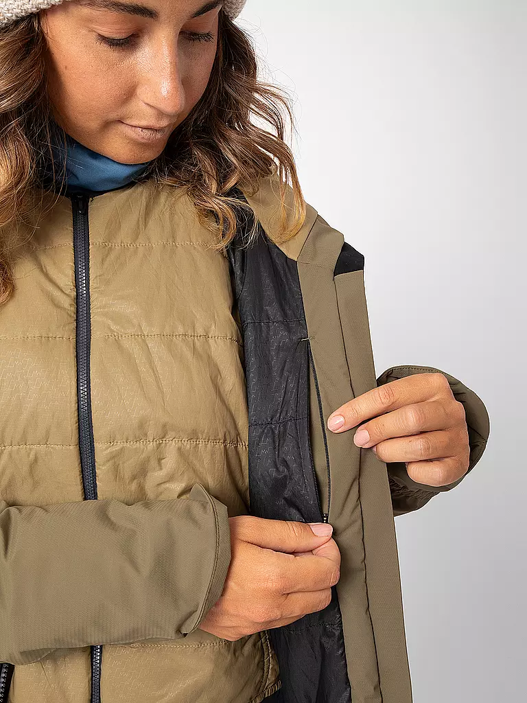 LAMUNT | Chaqueta de touring para mujer Tiziana 2L WP Remoca con capucha |