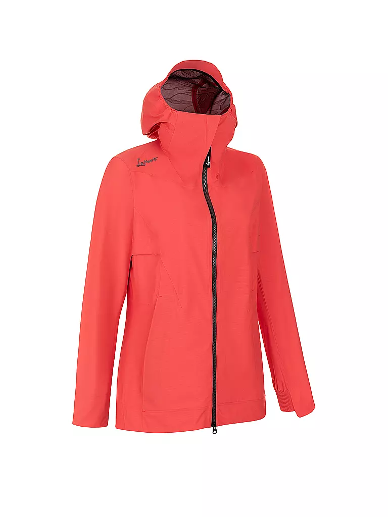 LAMUNT | Chaqueta de touring para mujer Tiziana 3L WP Shell Hoodie | Rojo