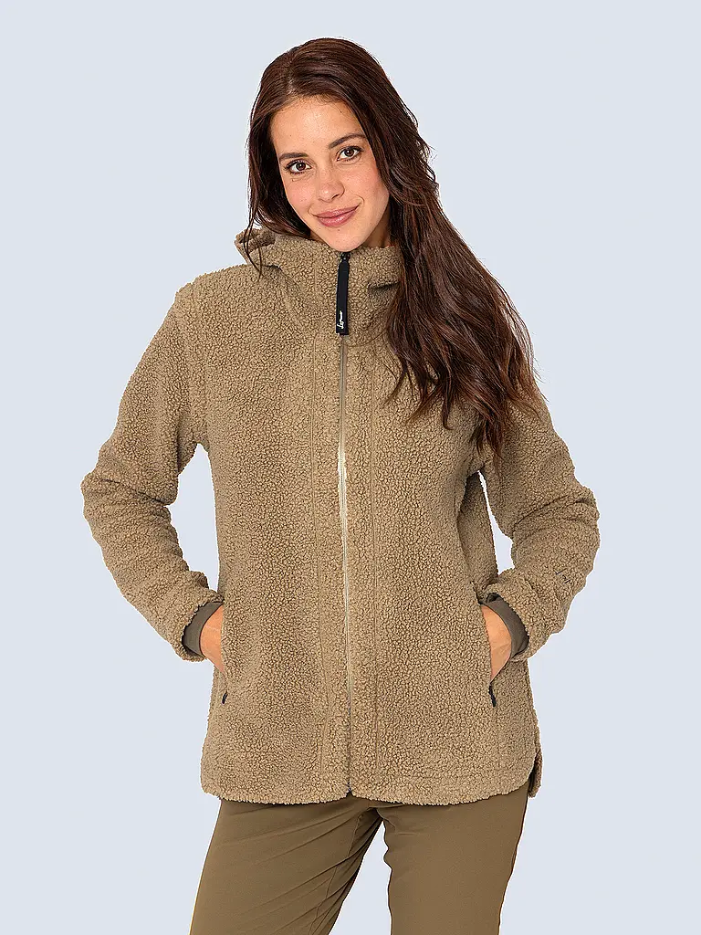 LAMUNT | Chaqueta polar con capucha Sabine para mujer |