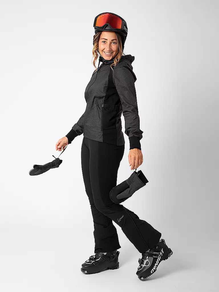 LAMUNT | Cortavientos de mujer Alessia PTC Alpha Wind | Negro