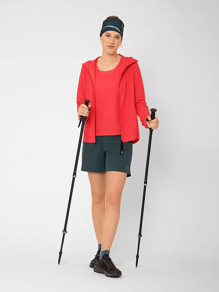 LAMUNT | Cortavientos de mujer Manuela Light Stretch | Coral