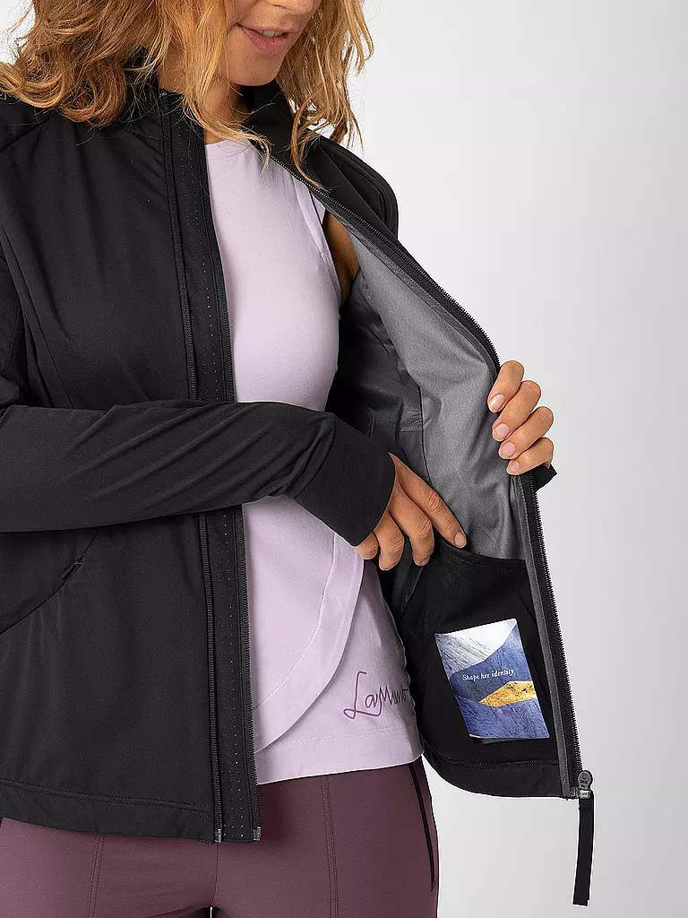 LAMUNT | Cortavientos híbrido con capucha Eliana para mujer | 