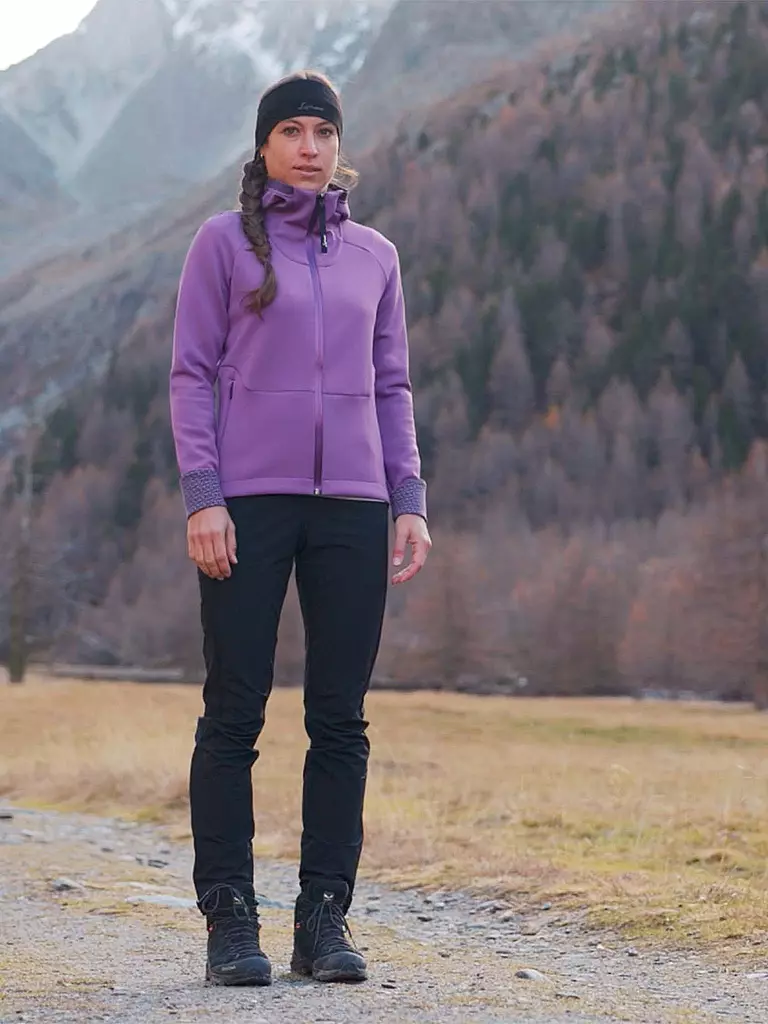 LAMUNT | Damen Fleecejacke Antje Thermal Hoodie | Baya