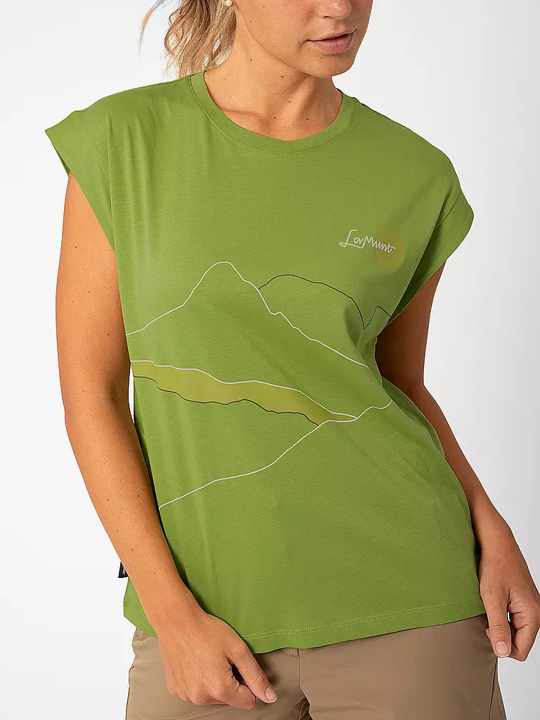 LAMUNT | Damen Funktionstank ERIKA ARTY | Verde claro