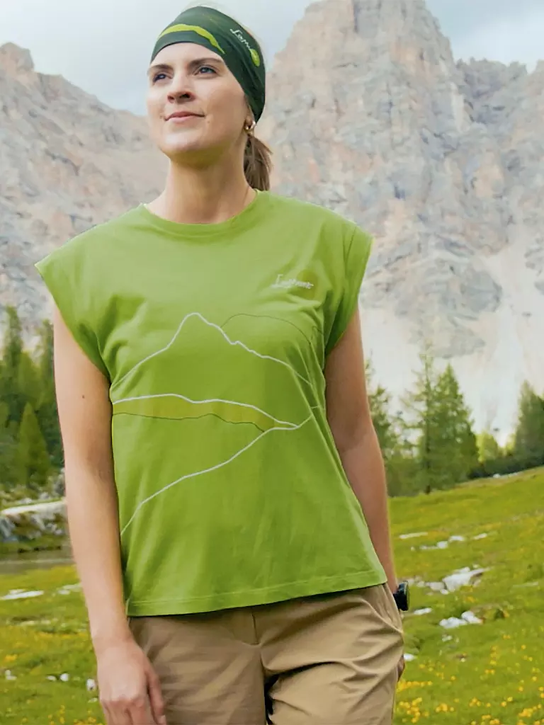 LAMUNT | Damen Funktionstank ERIKA ARTY | Verde claro