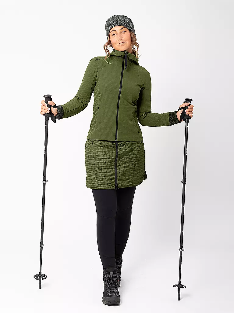 LAMUNT | Falda aislante reversible Irmi Remoca Pad® para mujer | Verde oscuro