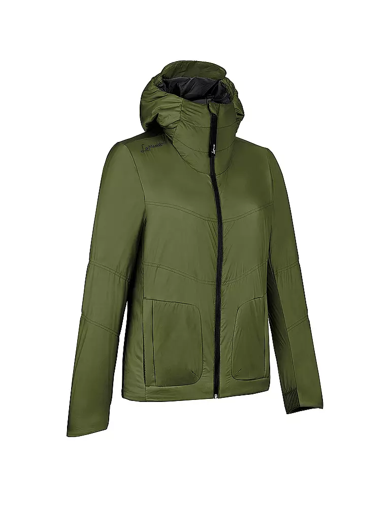 LAMUNT | Isojacke Alberta Light Remoca Pad® para mujer | Verde oscuro
