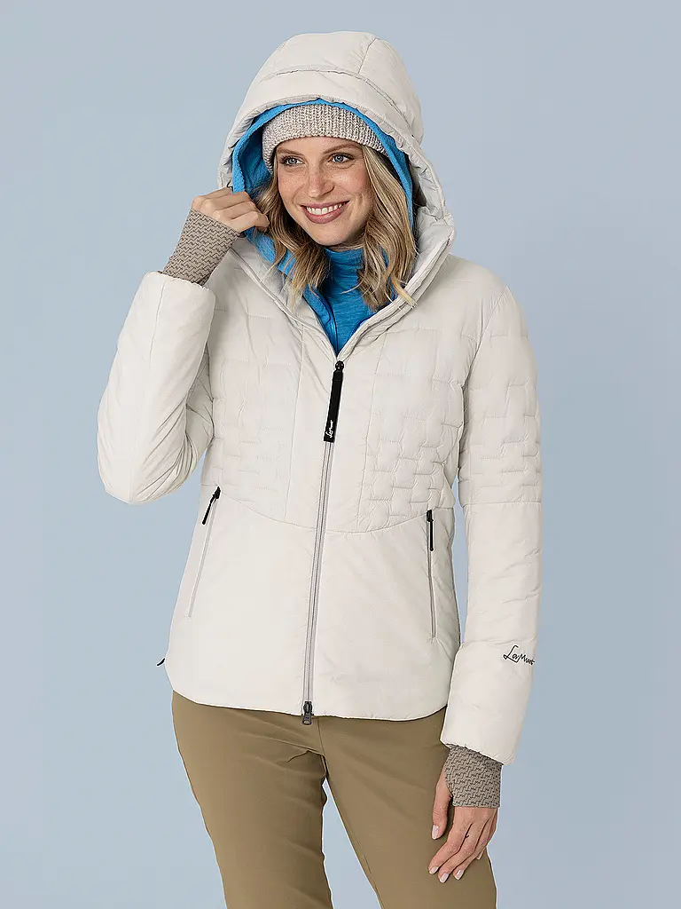 LAMUNT | Isojacke Luisa Remoca Hoodie para mujer | Beige