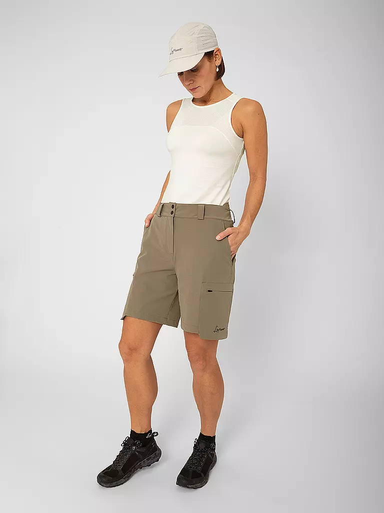 LAMUNT | Pantalón corto de senderismo para mujer Serena Mnt Travel | Beige