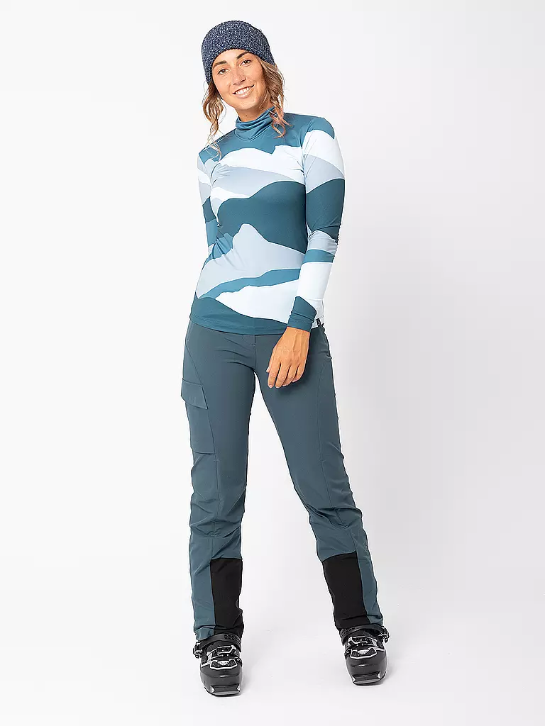 LAMUNT | Pantalón de esquí de travesía Constanze DST para mujer | Azul