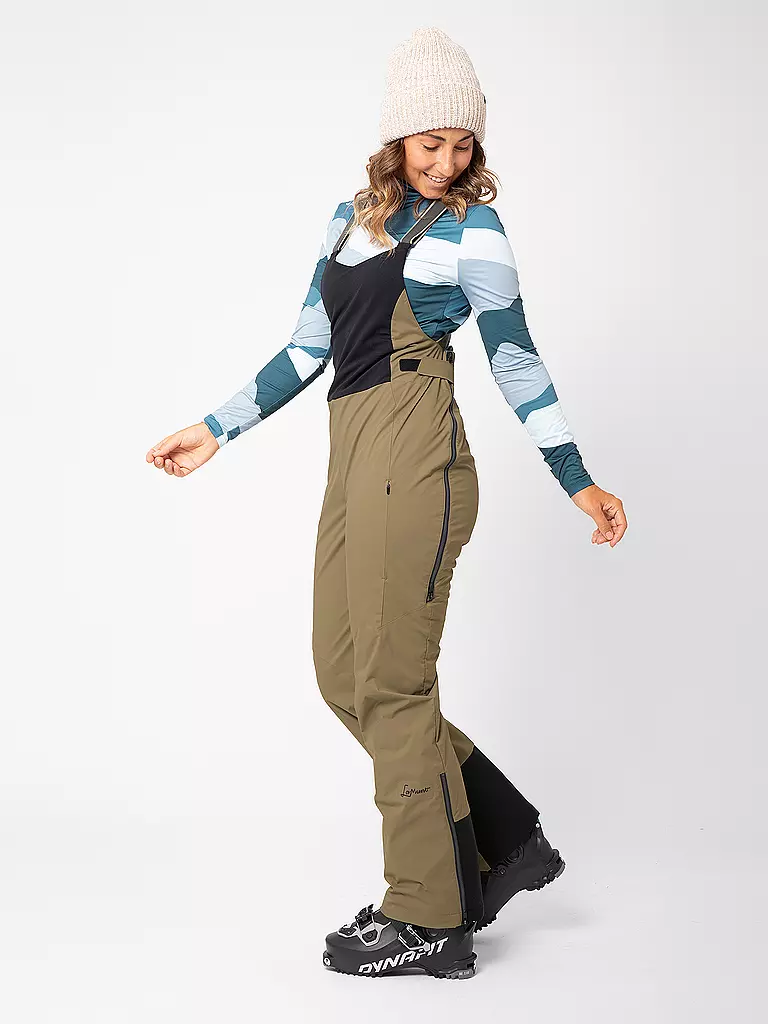 LAMUNT | Pantalones de esquí de travesía para mujer Tiziana 2L WP | Marrón claro