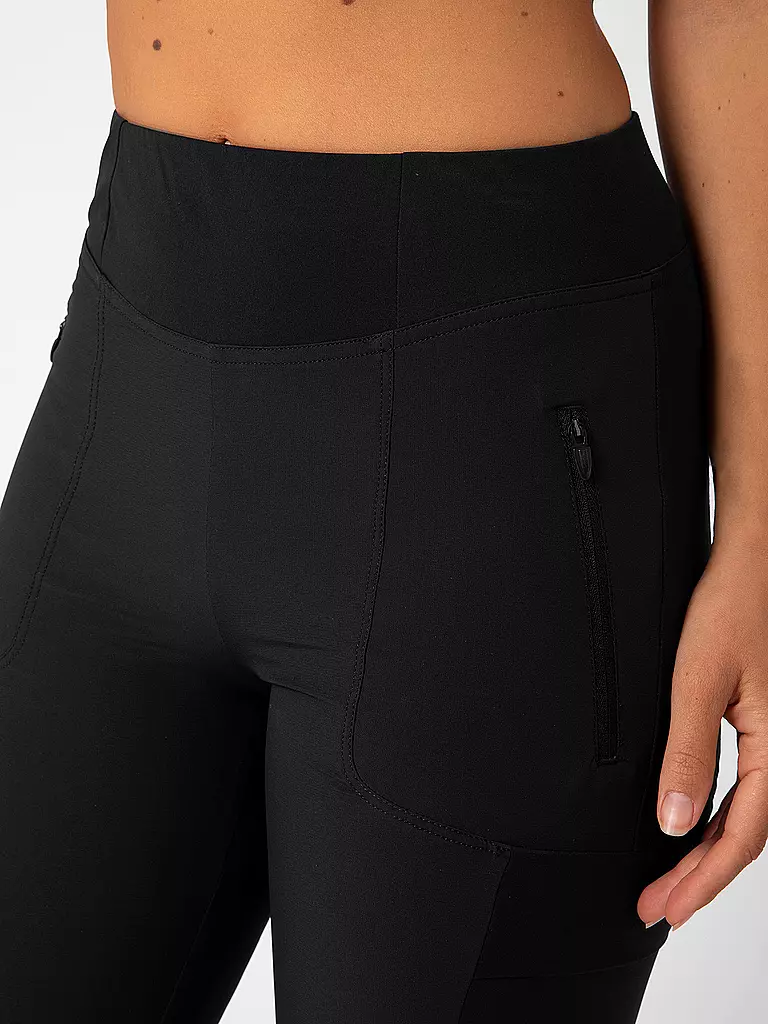 LAMUNT | Pantalones de senderismo para mujer Katharina Light Stretch | Negro
