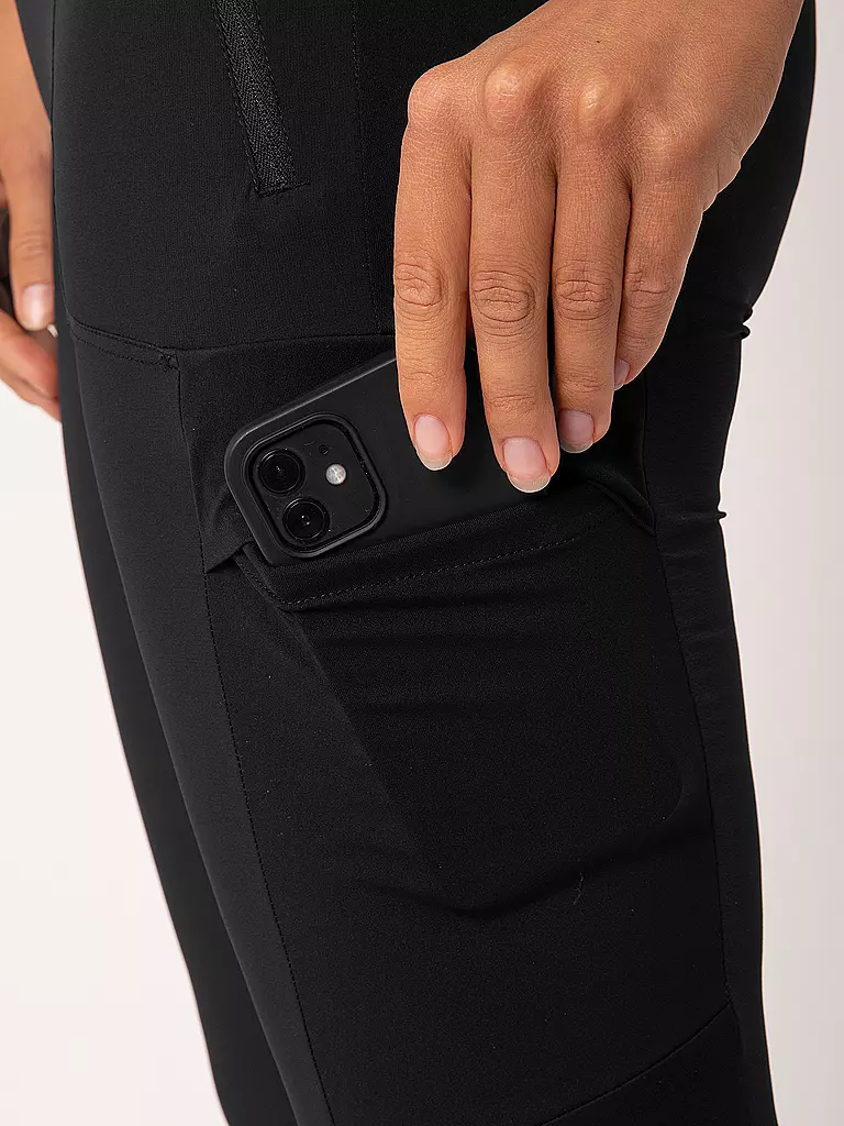 LAMUNT | Pantalones de senderismo para mujer Katharina Light Stretch | Negro