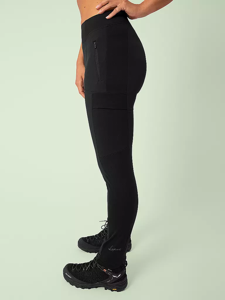 LAMUNT | Pantalones de senderismo para mujer Katharina Light Stretch | Negro