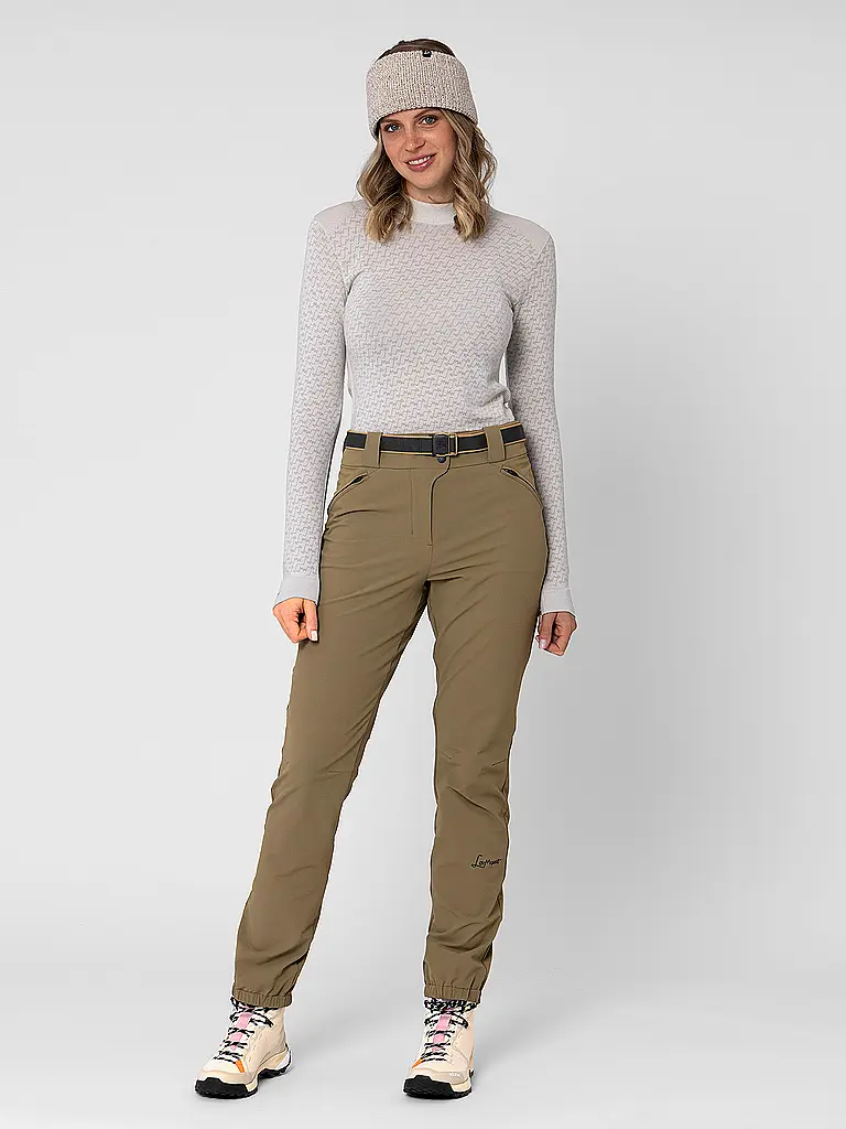 LAMUNT | Pantalones de senderismo para mujer Michela Winter Mountain | Camel