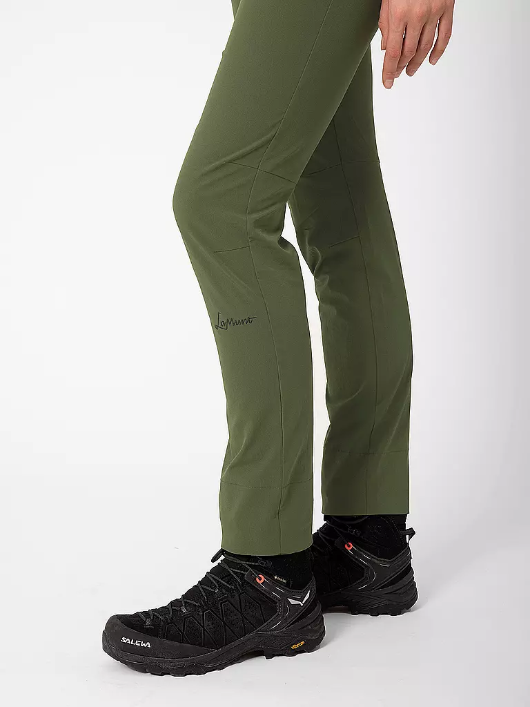 LAMUNT | Pantalones de senderismo para mujer SERENA LIGHT MOUNTAIN | Verde oscuro