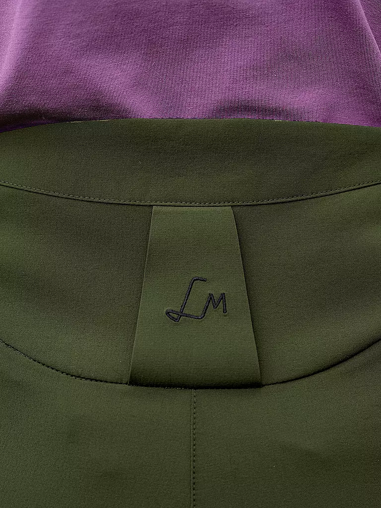 LAMUNT | Pantalones de senderismo para mujer SERENA LIGHT MOUNTAIN | Verde oscuro