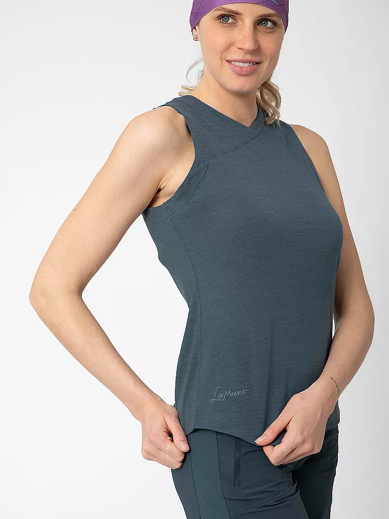 LAMUNT | Tank funcional Alexandra para mujer | Azul oscuro