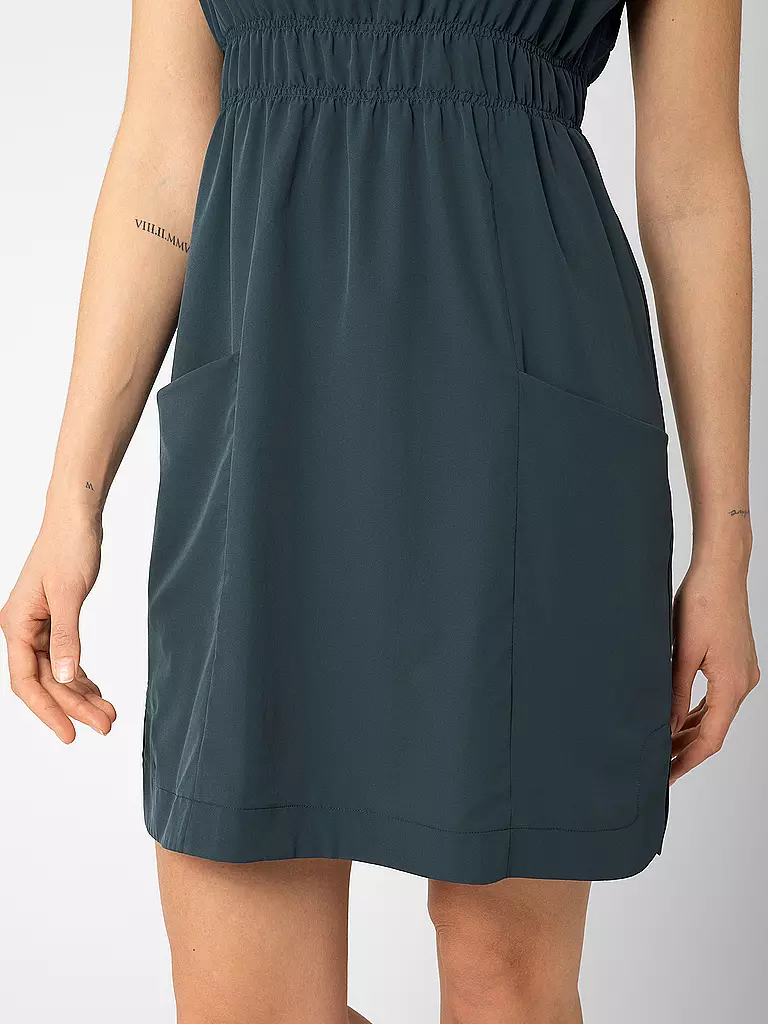 LAMUNT | Vestido de mujer TERESA LIGHT TECH | Azul oscuro