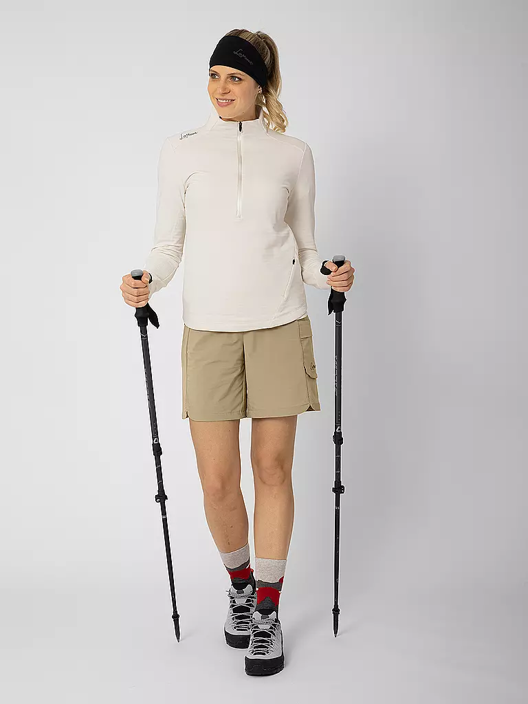 LAMUNT | Zipshirt funcional Nora para mujer | Blanco