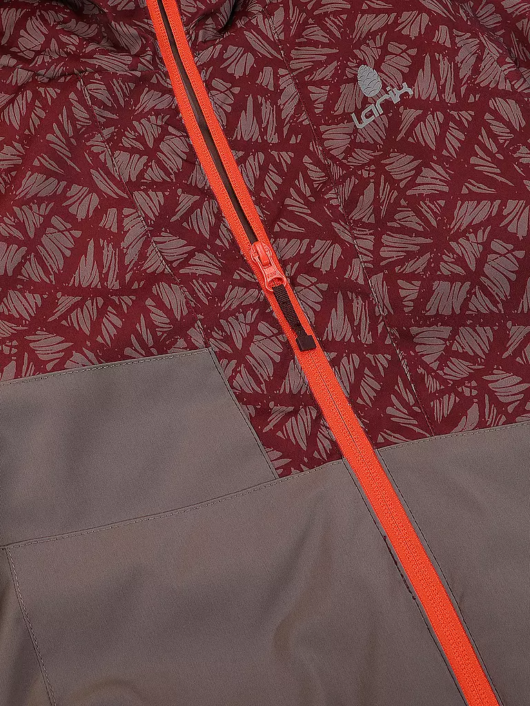 LARIX | Kinder Skijacke | Rojo oscuro