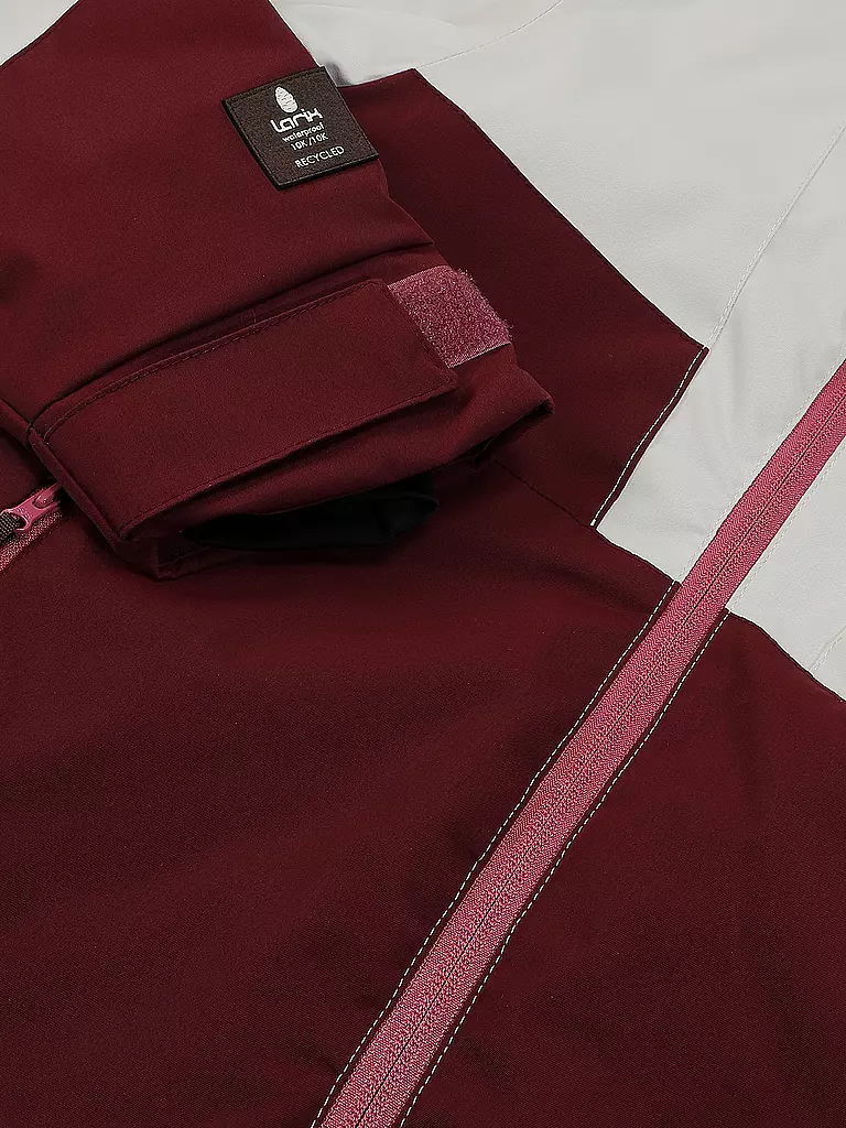 LARIX | Kinder Skijacke | Rojo oscuro