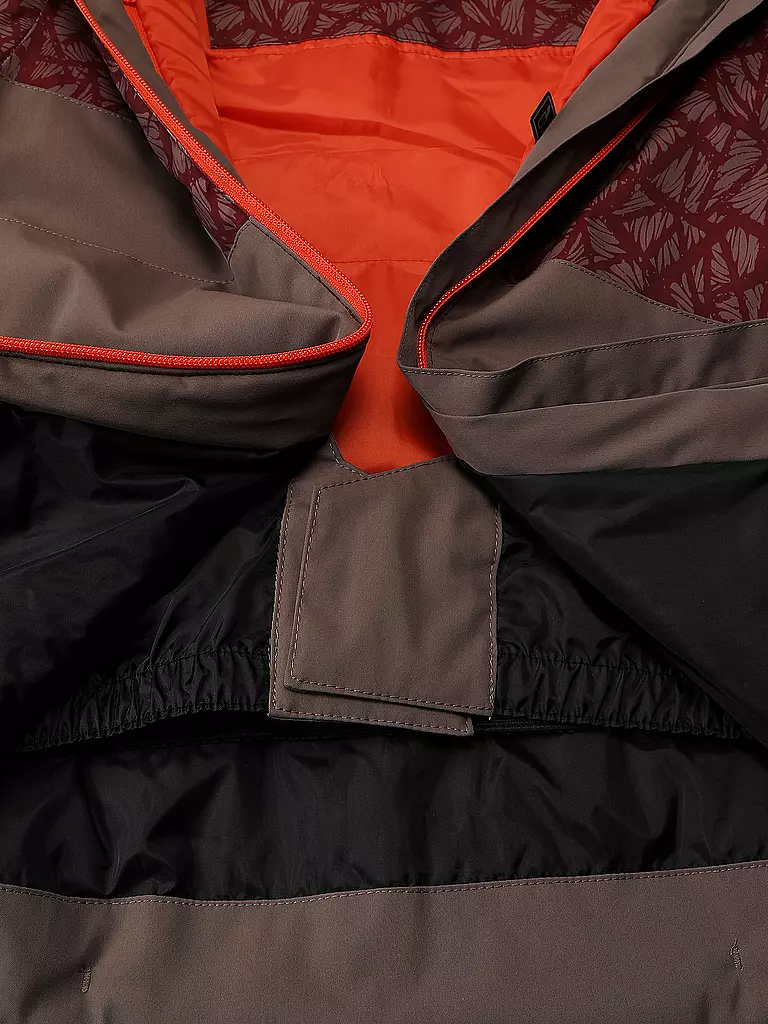 LARIX | Kinder Skijacke | Rojo oscuro