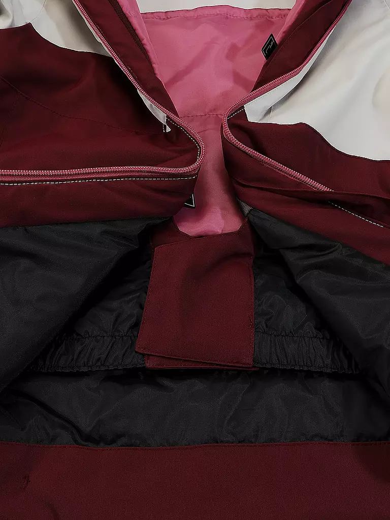 LARIX | Kinder Skijacke | Rojo oscuro