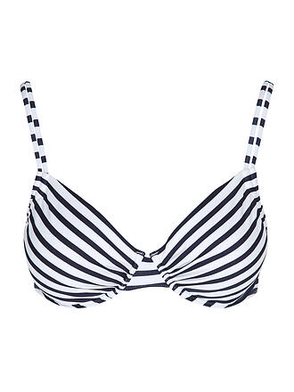 LASCANA | Bikinioberteil Stripes para mujer