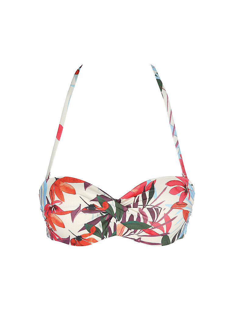 Bikiní top bandeau para mujer crema 36D