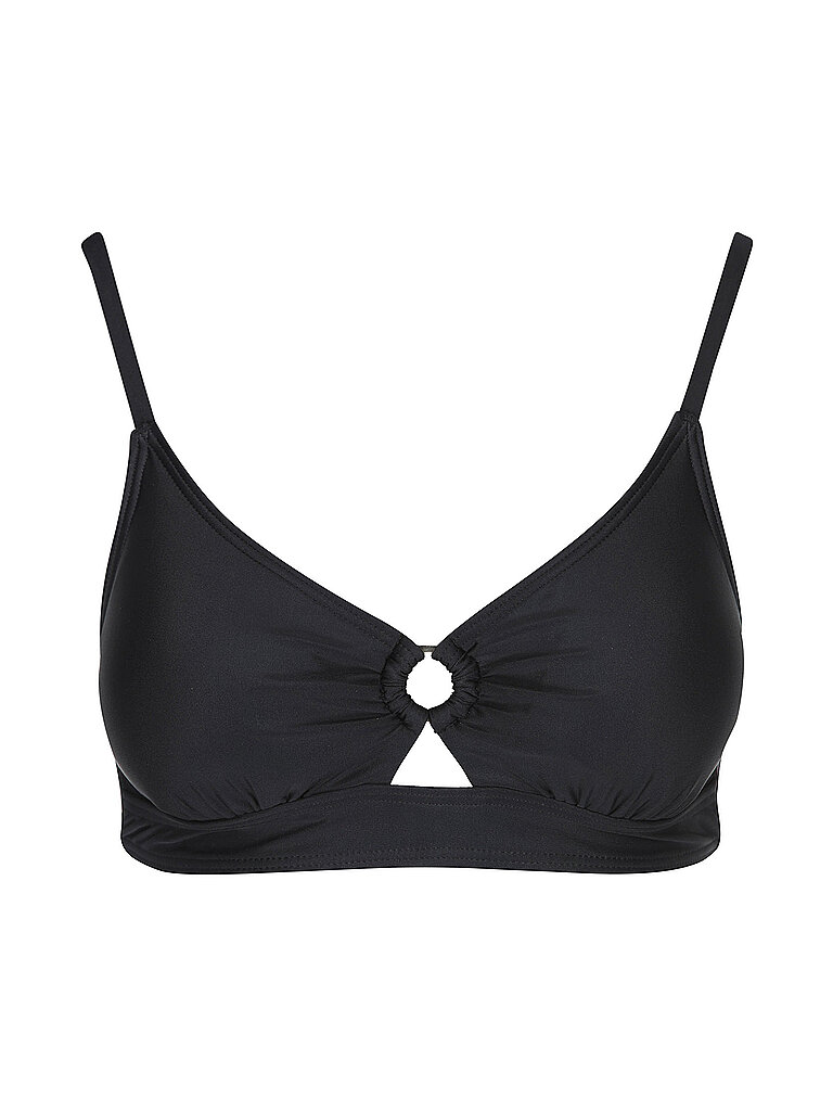 Bralette de bikini para mujer negro 36 C/D