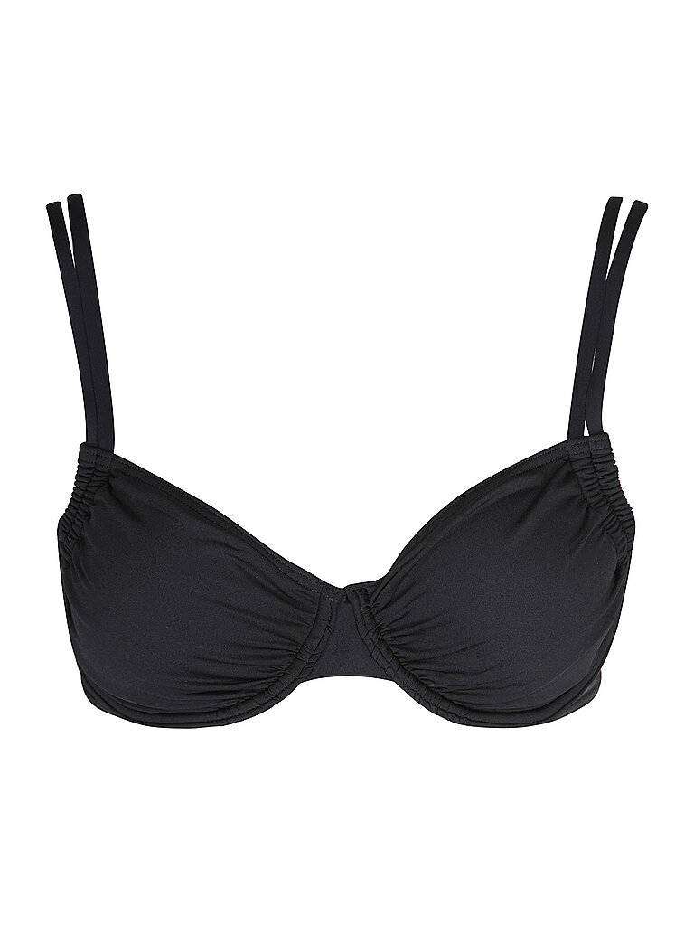Bikiní con aros para mujer negro 40C